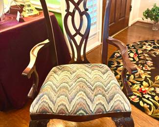 Set of 8 Century dining chairs