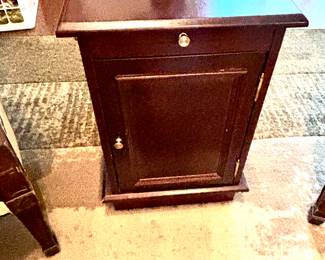 Small side table with storage