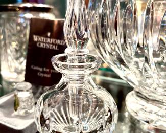 Vintage Waterford perfume bottle