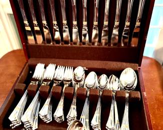 Service for 12 "Golden Danube" by Gorham