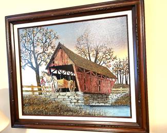 Signed oil paintings