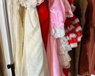 Vintage Christening gown and other girl clothes