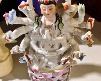 Vintage Chinese Thousand Hand Figurine