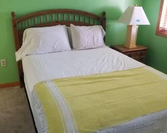 Queen bedroom suite: queen bed; nightstand; dresser