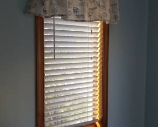 Window valances; blinds