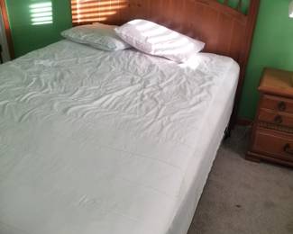 Queen bedroom suite: queen bed; nightstand; dresser