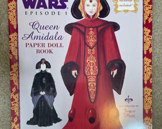 Star Wars Episode 1 paper doll book
