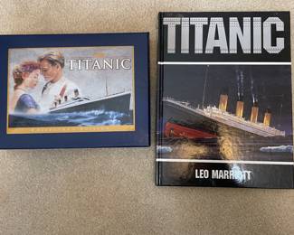 Titanic VHS set & coffee table book