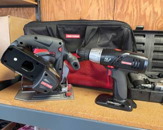 Craftsman power drill & circular saw 