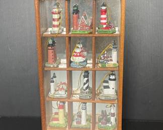 Lighthouse ornaments in curio 