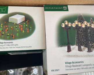 Department 56 Village accessories 
