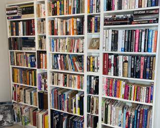 Large collection of books 