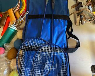 Full Badminton set in case 
