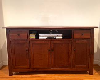 TV and media cabinet
