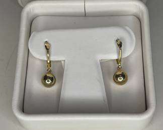 14k gold earrings New