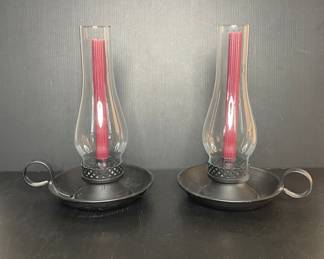 Hurricane glass lights 