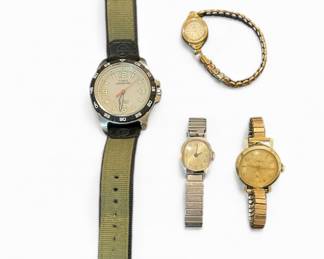 Watches by Medana, Sheffield, Timex 