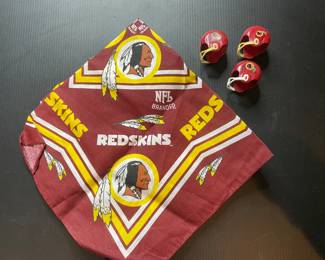 Vintage Washington Redskins memorabilia