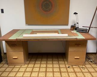 Vintage drafting table 