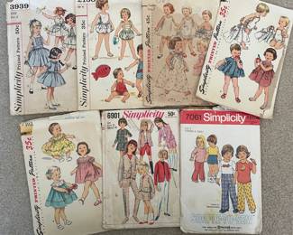 Vtg. children's patterns