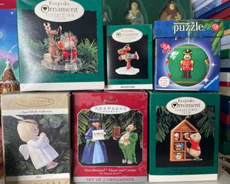 Vtg Hallmark ornaments 