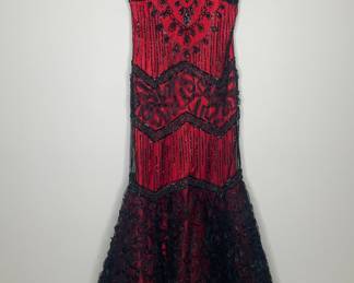 Formal bead lace gown 