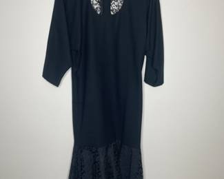 Mermaid lace hem dress 