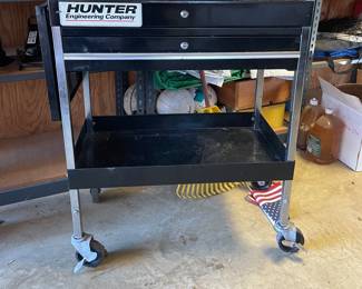 Hunter work storage cart 