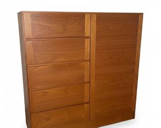 Rosewood Danish Dresser and Armoire 