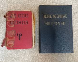 20000 Words: Spelled and Divided for Quick Reference Doctrine and Covenants and Pearl of Great Price vtg1920 1930’s