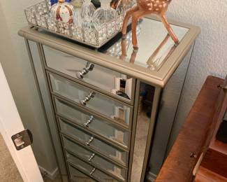 Mirrored Jewelry Chest