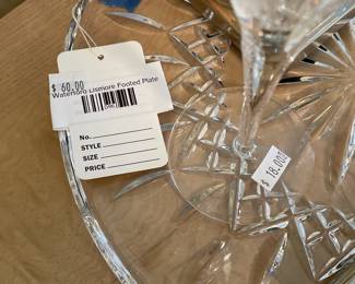 Waterford Lismore Footed Plate 