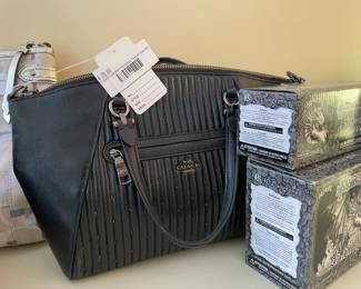 Coach Leather Studded Prairie Satchel