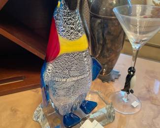 Murano Glass Penguin by Oscar Zanetti 