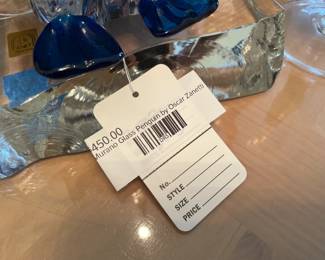 Murano Glass Penguin by Oscar Zanetti 