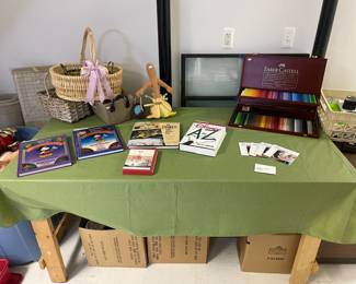 Baskets, Faber-Castell Colored Pencils