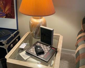 Maitland Smith Style Tessellated Stone Table 