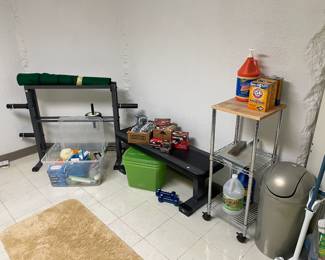 Trash Can, Rolling Table