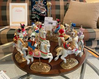 Vtg Disney Characters Carousel (12pc)