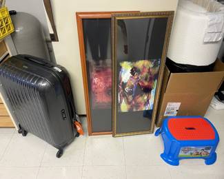 Luggage, Step Stool, Wall Art