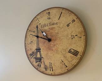 Eiffel Tower Clock 