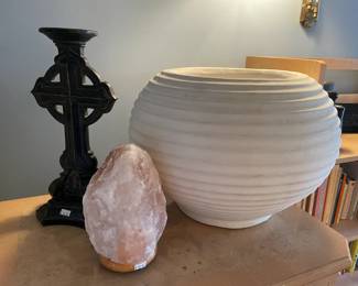 Salt Lamp, Vase 