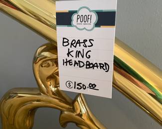 Brass King Headboard 