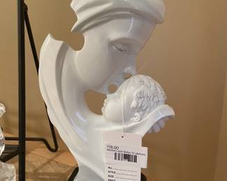 Mother and Baby Sculpture 