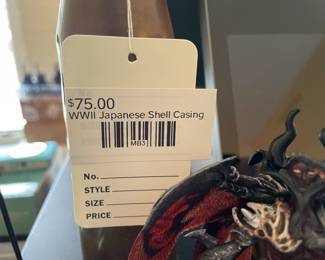 WWII Japanese Shell Casing 