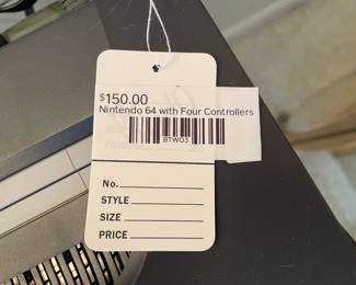 Nintendo 64 with Four Controllers 