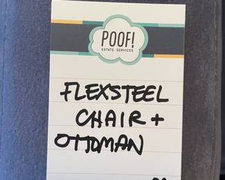 Flexsteel Chair & Ottoman