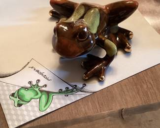 Frogman bronze figures