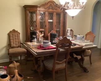Dining table and china cabint