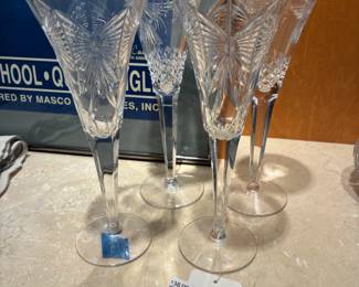 Waterford Millennium "Wishes" Flutes